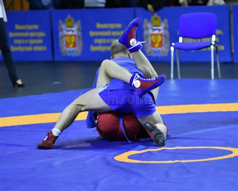 Orenburg, Russia - October 25-26, 2019: Boys Competitions Sambo Editorial Photography - Image of ...