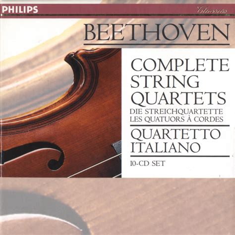 Product Family | BEETHOVEN The Complete String Quartets Quartetto Italiano