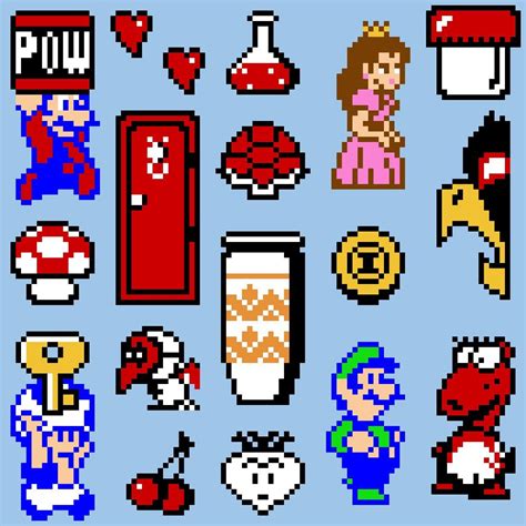 8 Bit Mario Enemies