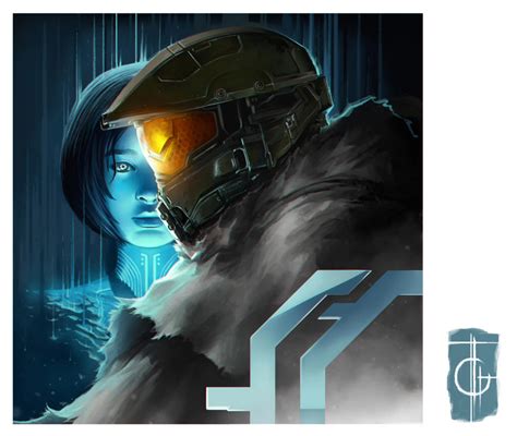 Master Chief and Cortana by thegameworld on DeviantArt