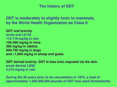 PPT - The history of DDT PowerPoint Presentation, free download - ID:476299