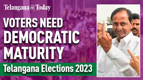 Voters Should Show Democratic Maturity In Elections: KCR | Telangana Elections 2023-Telangana Today