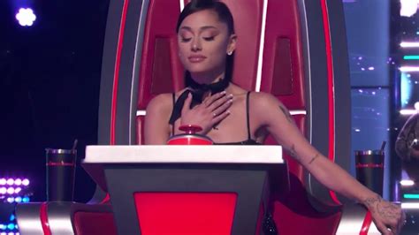 'The Voice': Ariana Grande Turns at the Last Second for David Vogel's Cover of Her Song ...