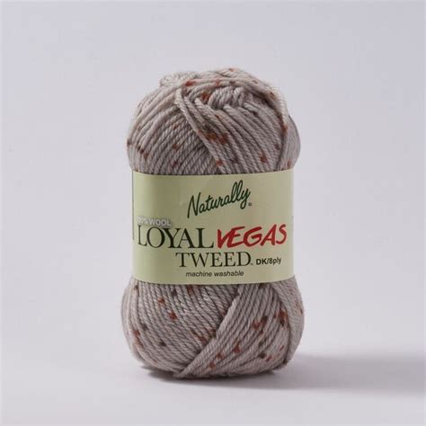 Naturally Loyal Vegas Tweed 8 Ply Wool Yarn Oatmeal