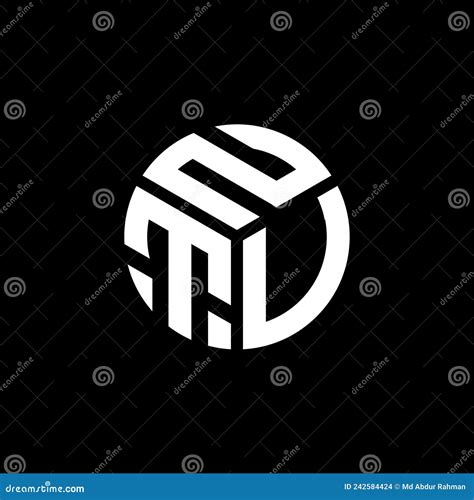 NTV Letter Logo Design on Black Background. NTV Creative Initials Letter Logo Concept Stock ...