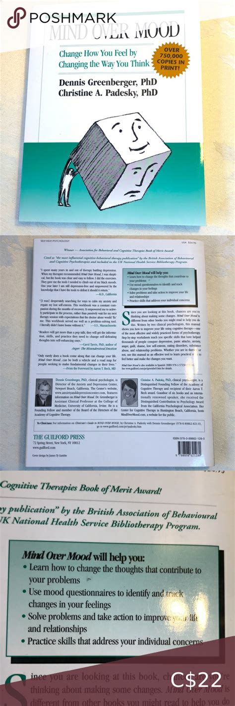 Mind Over Mood by Greenberger and Padesky Mind Over Mood, National Health Service, Cognitive ...