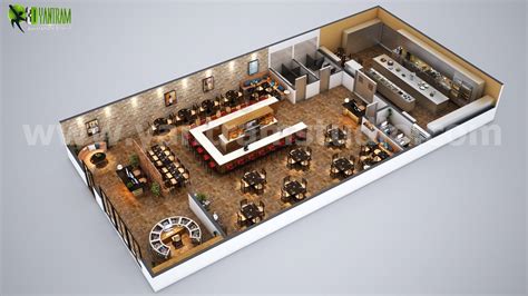 Yantram 3d floor plan design companies in Maine | Restaurant layout ...