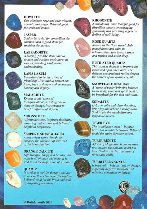 30 best images about Gemstone Name Chart on Pinterest