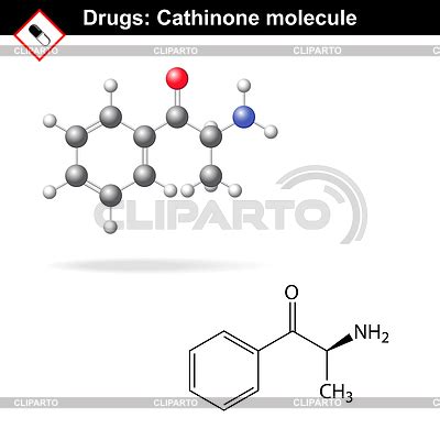 Cathinone recreational drug structure | Stock Vector Graphics | CLIPARTO