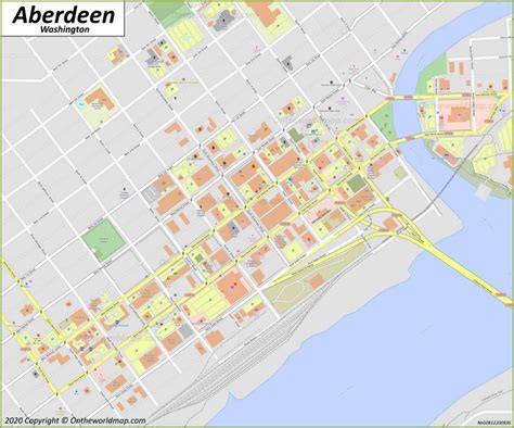 Aberdeen Map | Washington, U.S. | Discover Aberdeen with Detailed Maps