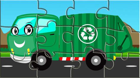 Garbage Truck | Puzzle Game | Kids Game | Street Vehicle for Kids ...