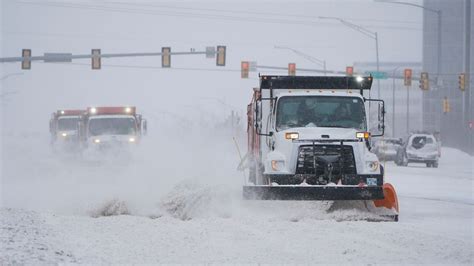 Snow totals 3 to 8 inches from Valentine's Day storm