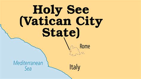 Holy See (Vatican City State) - Operation World