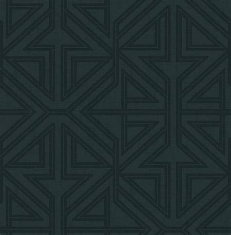 Kachel Teal Geometric Wallpaper - The Wallpaper Guy