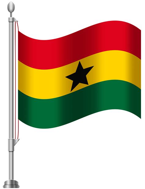 Ghana Flag PNG Clip Art - Best WEB Clipart