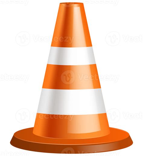 Orange traffic cone 14585750 PNG