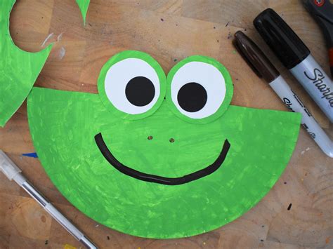 Paper Plate Frog Craft - Our Kid Things