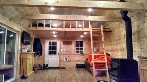 cabin built in to 14x40 lofted barn by Old Hickory Sheds idaho falls 2 | Old hickory sheds ...