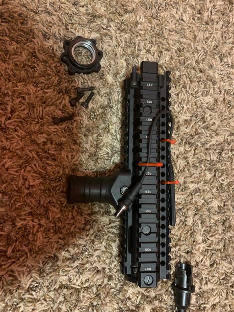 SOLD Black Daniel Defense Mk18 rail | HopUp Airsoft