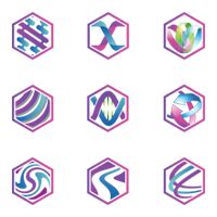 Purple Hexagon Logo Template by Abdurrehman120 | Codester