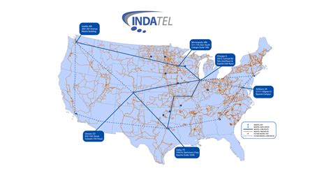 C Spire Fiber Map - World Map