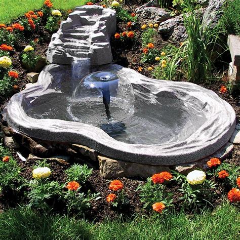 Algreen ALG91959 Tranquility Outdoor Preformed Water Garden Pond ...