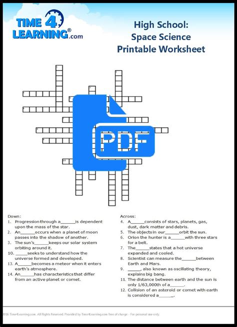 9th Grade Earth Science Worksheets