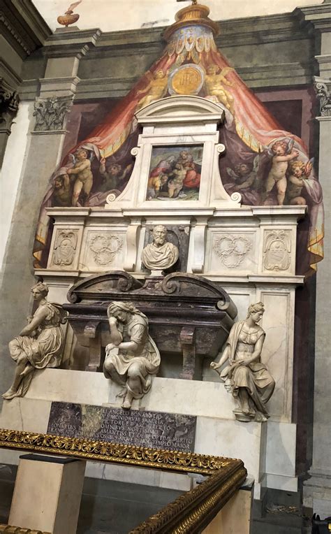 Florence ,Italy. The Church of Santa Croce. This is Michangelo’s tomb ...