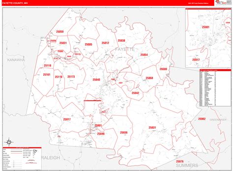 Fayette County West Virginia Map - Show Me A Map Of Texas