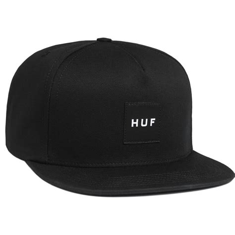 Huf Box Logo Snapback Hat - Accessories