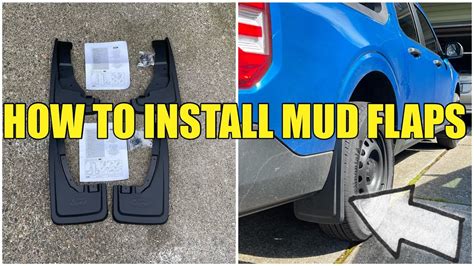 Easy DIY On How To Install Mud Flaps Any Model On The New Ford Maverick ...