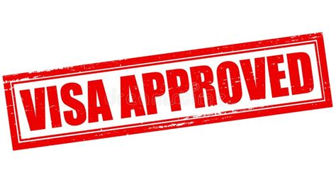 Visa approved stock photo. Image of approved, visa, miscellaneous - 109044262