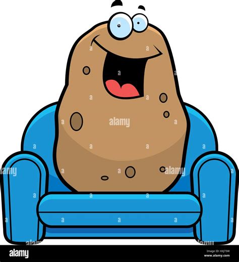 A cartoon illustration of a couch potato Stock Vector Image & Art - Alamy