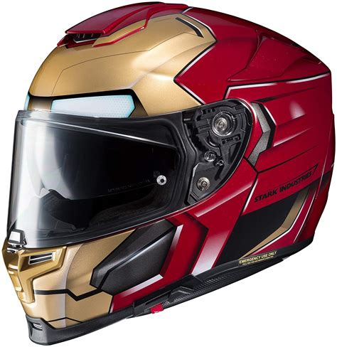 Iron Man Motorcycle Helmets - webBikeWorld