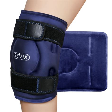 Buy REVIX Reusable Knee Ice Pack for Injury, Knee Gel Ice Pack Wrap with Cold Compress Therapy ...