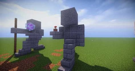 Small Kneeling Statues | Minecraft statues, Minecraft houses, Minecraft ...