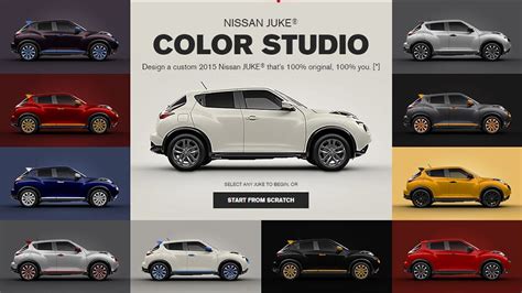 Nissan Juke Color Studio: 100% Original