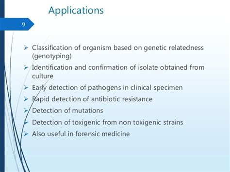 Molecular diagnostics techniques