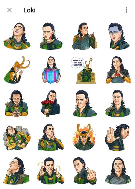 Loki Telegram stickers set | Loki, Karikatür çizimi, Sticker tasarımı