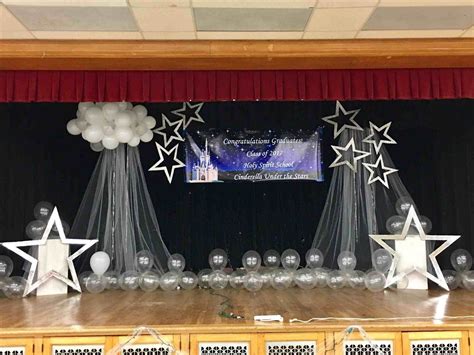 banquet stage decorations for school - Google Search | Graduation backdrop, Graduation ...