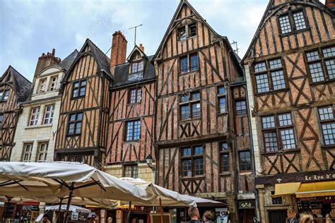 Medieval buildings in Tours, France – Stock Editorial Photo © marek_usz ...