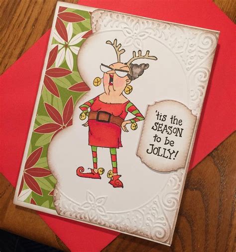 Art Impressions Reindeer Games Christmas Set. Handmade Card. | Art impressions cards, Cute ...