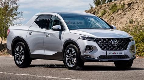 American-Made Hyundai Santa Cruz Small Truck Imagined With Santa Fe ...