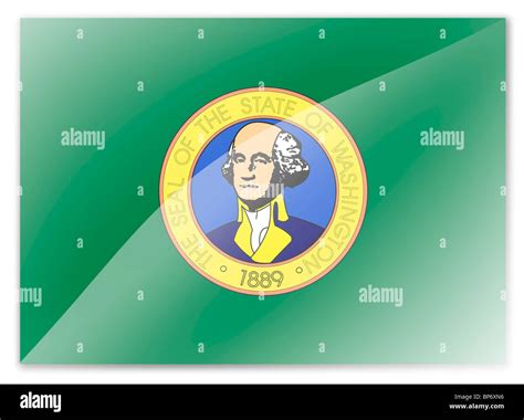 Washington State flag Stock Photo - Alamy