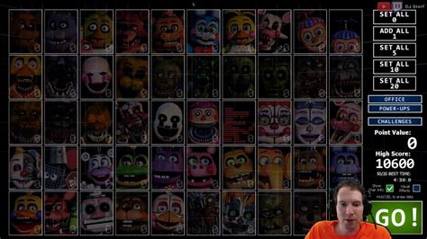 FNaF Ultimate Custom Night: Strategy Dynamics for all 56 Animatronics ...