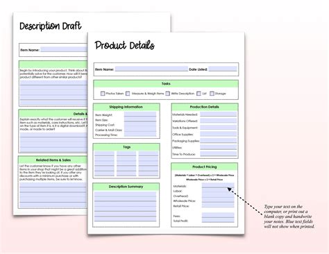 Etsy Listing Template Product Listing Template Product - Etsy