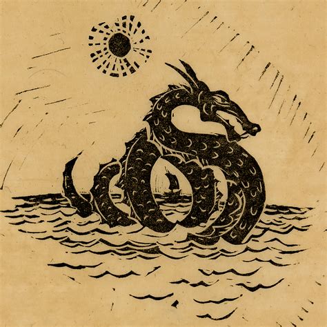 Narnia, small series / Sea Serpent / 2005 – RobinPrints