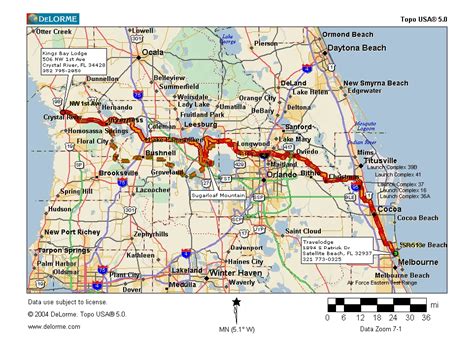 Cycling Routes Crossing Florida