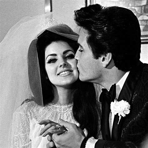 Elvis And Priscilla Presley At Their Wedding Photo Print (8 X 10 ...