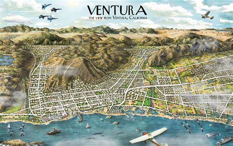 Ventura, CA Poster | Illustrating California